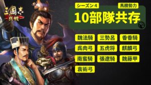 【三国志真戦:#40】シーズン4:馬騰勢力10部隊共存編成を作ってみた【#三国志战略版】