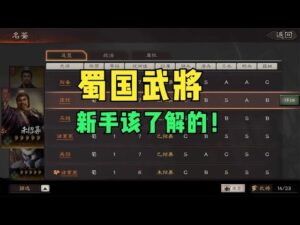 三国志战略版:新手教学,教你认清武将地位蜀国篇【大V爱游戏】