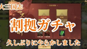 ✨大三国志✨久しぶりにやらかした✨